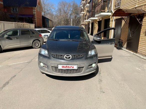 2008 Mazda CX-7 I, чёрный, 700000 рублей