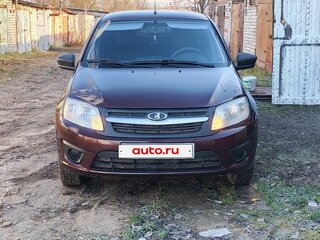 2017 Lada (ВАЗ) Granta I, пурпурный, 575000 рублей, вид 4