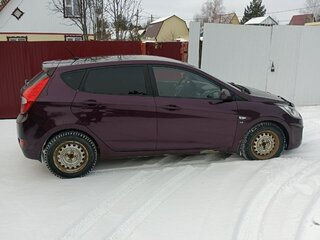 2011 Hyundai Solaris I, фиолетовый, 600000 рублей, вид 5