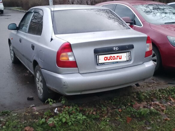 2004 Hyundai Accent ТагАЗ II, серебристый, 250000 рублей - вид 1