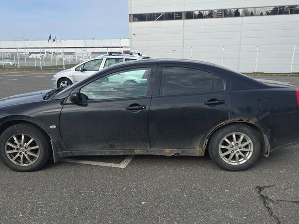 2007 Mitsubishi Galant IX Рестайлинг, чёрный, 380000 рублей - вид 7
