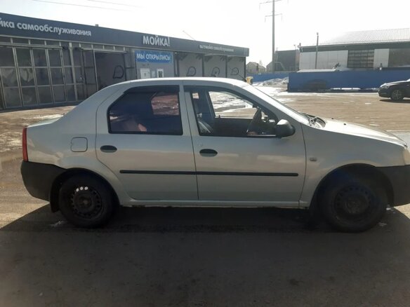 2006 Renault Logan I, серый, 200000 рублей - вид 3
