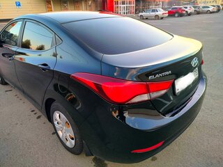 2015 Hyundai Elantra V (MD) Рестайлинг, чёрный, 1350000 рублей, вид 4