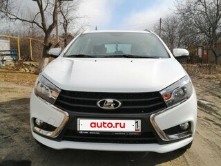 2019 Lada (ВАЗ) Vesta SW I, белый, 1000000 рублей, вид 1