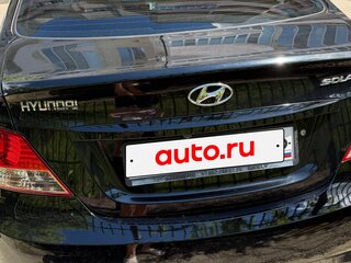 2013 Hyundai Solaris I, чёрный, 660000 рублей, вид 4