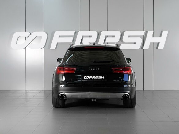 2016 Audi A6 allroad III (C7) Рестайлинг, чёрный - вид 3