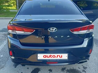 2019 Hyundai Sonata VII (LF) Рестайлинг, чёрный, 1504000 рублей, вид 3