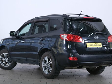 2008 Hyundai Santa Fe II, чёрный, 1099000 рублей, вид 4