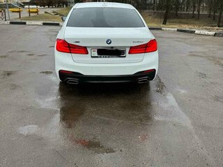 2019 BMW 5 серии 540d xDrive VII (G30/G31/G38), белый, 4500000 рублей, вид 3