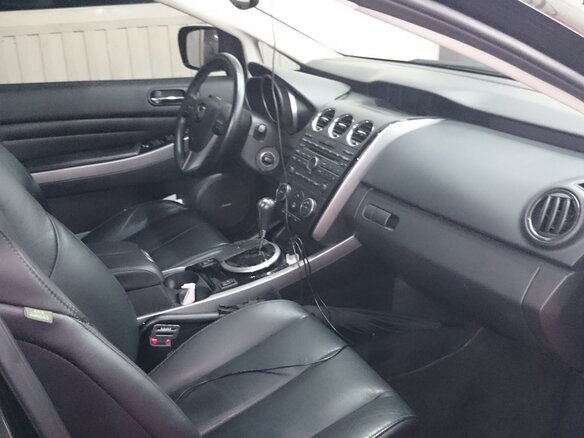 2012 Mazda CX-7 I Рестайлинг, чёрный - вид 4
