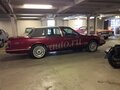 1993 Lincoln Town Car II, красный - вид 2