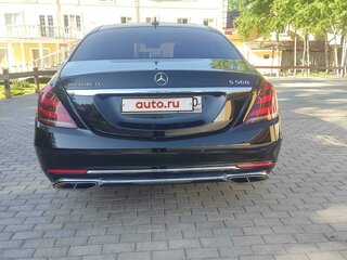 2017 Mercedes-Benz Maybach S-Класс 560 I (X222) Рестайлинг, чёрный, 6000000 рублей, вид 4