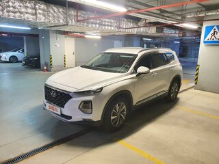 2020 Hyundai Santa Fe IV, белый, 2837000 рублей, вид 2