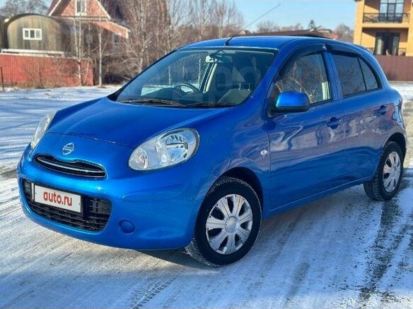 2012 Nissan March IV (K13), синий, 670000 рублей