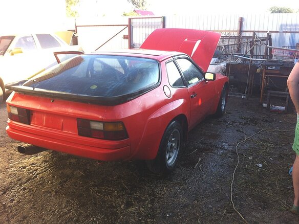 1981 Porsche 924, красный - вид 8