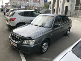 2005 Hyundai Accent ТагАЗ II, серый, 430000 рублей, вид 1