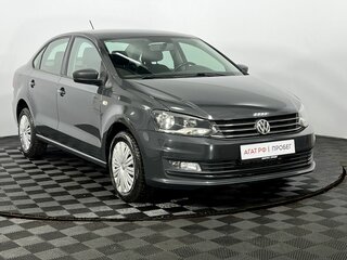 2016 Volkswagen Polo V Рестайлинг, серый, 1090000 рублей, вид 4