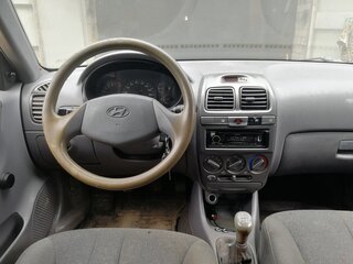 2007 Hyundai Accent ТагАЗ II, серый, 380000 рублей, вид 4