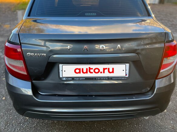 2020 Lada (ВАЗ) Granta I Рестайлинг, серый, 475000 рублей - вид 4