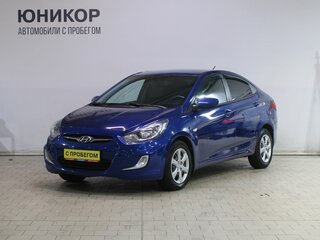 2011 Hyundai Solaris I, синий, 529000 рублей, вид 1