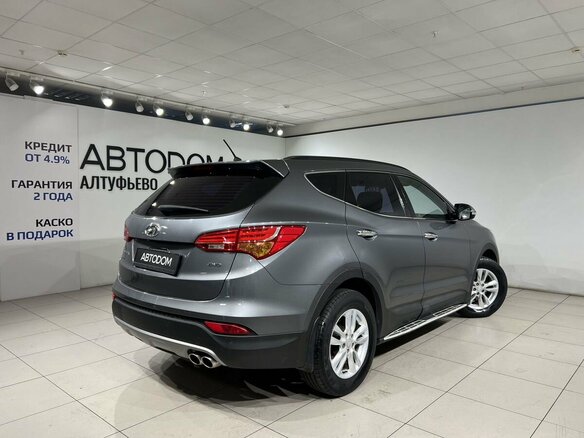 2014 Hyundai Santa Fe III, серый - вид 5