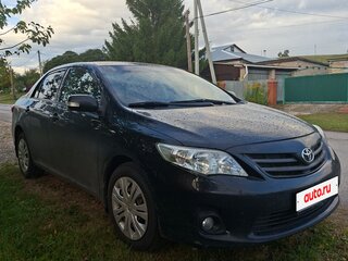 2013 Toyota Corolla X (E140, E150) Рестайлинг, чёрный, 1280000 рублей, вид 3