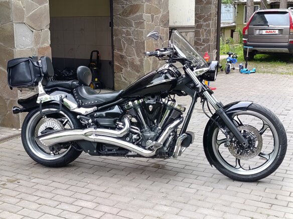 2009 Yamaha XV 1900, чёрный - вид 8