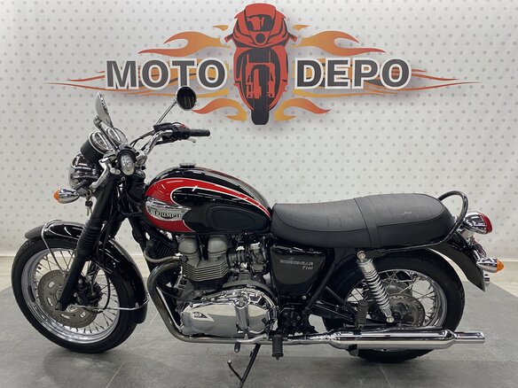 2007 Triumph Bonneville T100, чёрный, 549000 рублей - вид 1