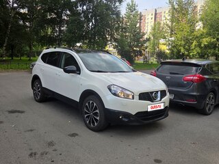 2013 Nissan Qashqai+2 I Рестайлинг, белый, 1300000 рублей, вид 4