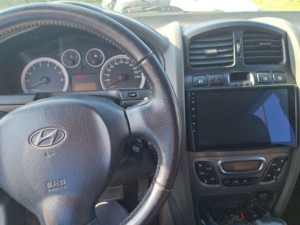 2008 Hyundai Santa Fe Classic Classic, чёрный, 600000 рублей - вид 2