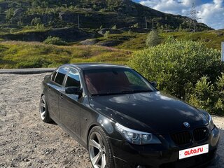 2008 BMW 5 серии 530xi V (E60/E61) Рестайлинг, чёрный, 1500000 рублей, вид 4