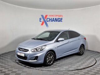 2011 Hyundai Solaris I, голубой, 579000 рублей, вид 1