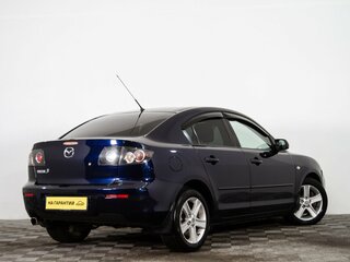 2008 Mazda 3 5-speed I (BK) Рестайлинг, синий, 799000 рублей, вид 4