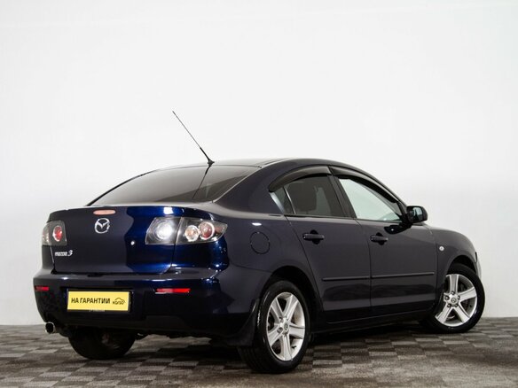 2008 Mazda 3 5-speed I (BK) Рестайлинг, синий, 759000 рублей - вид 3