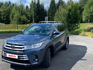 2017 Toyota Highlander III (XU50) Рестайлинг, синий, 3200000 рублей, вид 1