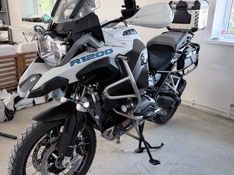 2014 BMW R 1200 GS Adventure, белый, 1450000 рублей, вид 3