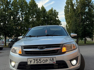 2015 Lada (ВАЗ) Granta I, серебристый, 550000 рублей, вид 4