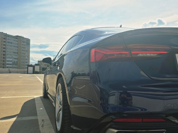 2021 Audi A5 Sportback 45 TFSI II (F5) Рестайлинг, синий, 3700000 рублей - вид 19