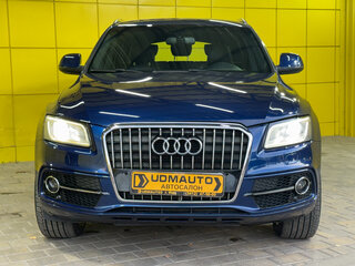 2012 Audi Q5 I (8R) Рестайлинг, синий, 1790000 рублей, вид 2