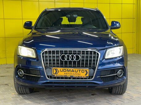 2012 Audi Q5 I (8R) Рестайлинг, синий, 1750000 рублей, вид 2