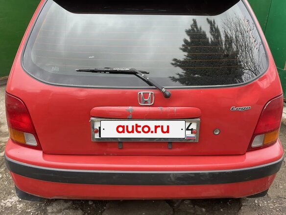 1998 Honda Logo, красный, 120000 рублей - вид 1