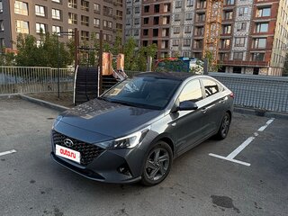 2021 Hyundai Solaris II Рестайлинг, серый, 1750000 рублей, вид 1