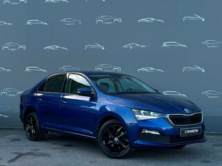 2022 Skoda Rapid II, синий, 1996400 рублей, вид 3