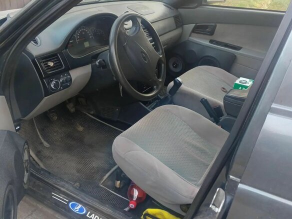 2008 Lada (ВАЗ) Priora I, синий, 205000 рублей - вид 13