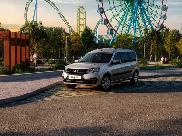 2026 Lada (ВАЗ) Largus I Рестайлинг, серый - вид 9