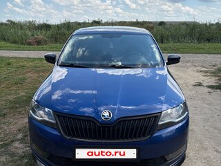 2019 Skoda Rapid I Рестайлинг, синий, 1620000 рублей, вид 2