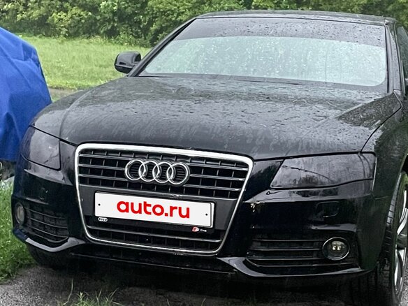 2009 Audi A4 IV (B8), чёрный, 985000 рублей - вид 2