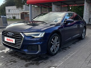 2021 Audi A6 45 TFSI V (C8), синий, 3900000 рублей, вид 1