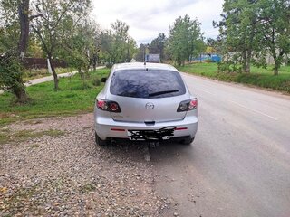 2007 Mazda 3 I (BK) Рестайлинг, серебристый, 510000 рублей, вид 2