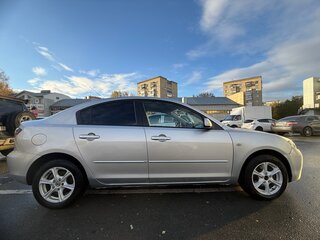 2007 Mazda 3 I (BK) Рестайлинг, серебристый, 460000 рублей, вид 3